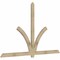 Ekena Millwork Redmond Rough Sawn Timber Gable Bracket, Douglas Fir, 96"W x 60"H x 2"D x 4"F, 15/12 Pitch GBW096X60X0204RED00RDF - alternate 4